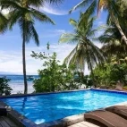 Pool at Sali Bay Resort, Indonesia.