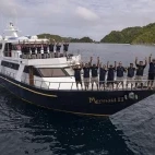 M/V Mermaid II liveaboard crew in Indonesia