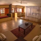 A deluxe bungalow at Tompotika Dive Lodge, Indonesia.