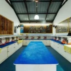 The camera room at Buceo Anilao Beach & Dive Resort, Philippines.