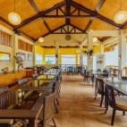 The dining room at Buceo Anilao Beach & Dive Resort, Philippines.