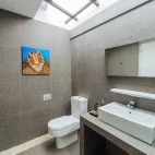 View of the superior room balcony at Buceo Anilao Beach & Dive Resort, Philippines.