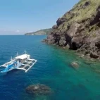 A dive boat with Magic Oceans Resort.