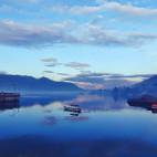 Boats in Alor, Indonesia