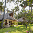 Garden view room at Alam Anda Ocean Front Resort & Spa in Bali, Indonesia.