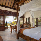 Lumba bedroom at Alam Anda Ocean Front Resort & Spa in Bali, Indonesia.