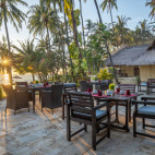 Restaurant at Alam Anda Ocean Front Resort & Spa in Bali, Indonesia.