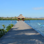 Jetty at Naya Gawana in Bali, Indonesia