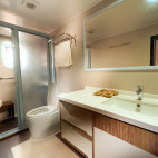 Bathroom on board Blue Manta Explorer liveaboard in Indonesia