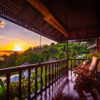 Balcony at Bunaken Oasis Dive Resort & Spa in Indonesia