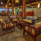 Seating area at Bunaken Oasis Dive Resort & Spa in Indonesia