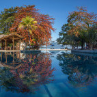 Swimming pool at Siladen Resort & Spa in Indonesia