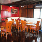 Dining on board Dewi Nusantara liveaboard in Indonesia