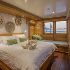 Upper deck cabin on board Emperor Harmoni Liveaboard in Indonesia