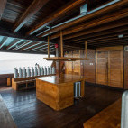 Dive deck on board Indo Master liveaboard in Indonesia