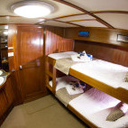 Standard cabin on board Mermaid II liveaboard in Indonesia