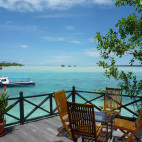 Terrace at Nabucco Island Resort, Indonesia