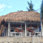 Dive centre at Pondok Baruna Garden in Nusa Lembongan, Indonesia.