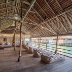 Lounge at Papua Paradise Eco Resort in Raja Ampat, Indonesia