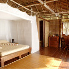 Superior bedroom at Papua Paradise Eco Resort in Raja Ampat, Indonesia
