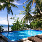 Swimming pool at Sali Bay Resort in Indonesia