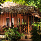 Garden view villa at Siladen Resort & Spa in Indonesia