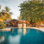 Swimming pool at Siladen Resort & Spa in Indonesia