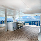 Dive deck on board Solitude Adventurer liveaboard in Indonesia