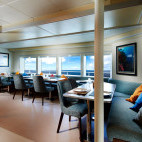 Saloon on board Solitude Adventurer liveaboard in Indonesia