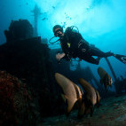 Shipwreck in the Maldives