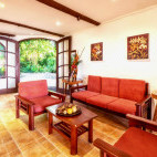 Lobby at Atlantis Dive Resort in Dumaguete, the Philippines