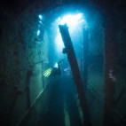 Shipwreck in Coron, the Philippines