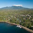 Aerial of Dauin in the Philippines