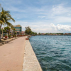 Rizal Boulevard promenade in Dumaguete, Philippines