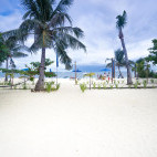 Beach at Evolution Resort, the Philippines
