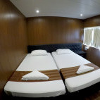Deluxe double bedrooms onboard Infiniti liveaboard, Philippines