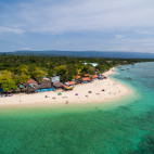 Beach in Moalboal, the Philippines