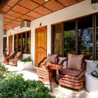 Exterior of rooms at Kasai Village Dive Resort in Moalboal, Philippines