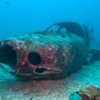 Plane wreck in Moalboal, the Philippines