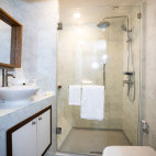 Bathroom onboard MY Sea Gypsy Liveaboard in the Philippines.