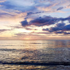 Sea view from Sipalay in the Philippines