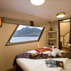 Cabin on board Thailand Aggressor liveaboard.
