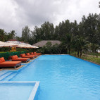 Swimming pool at Long Beach Chalet in Koh Lanta, Thailand
