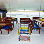 Deck on board Marco Polo liveaboard in Thailand