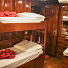 Cabin on board the Thailand Master liveaboard in Thailand