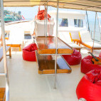 Sun deck on board the Thailand Master liveaboard in Thailand