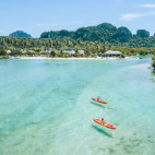 Kayaking at Saii Phi Phi Island Village in Thailand