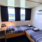 Standard cabin on board Mike Ball's Spoilsport liveaboard.