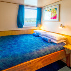 Premium cabin on board Mike Ball's Spoilsport liveaboard.