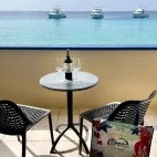 Deluxe room balcony at Divi Flamingo Beach Resort, Bonaire